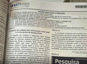 Enem: cartilha de redação é divulgada; confira