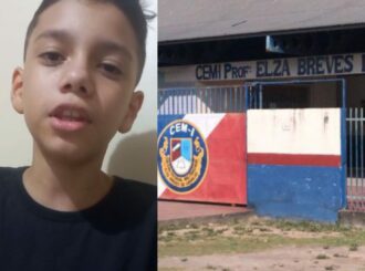 Recebendo aulas on-line, menino de 11 anos pede ao governador de Roraima para concluir obra da Escola Elza Breves, em reforma há 2 anos; veja vídeo