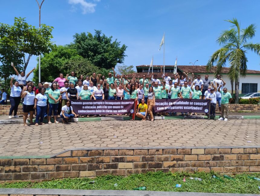 Greve de professores em Rorainópolis completa 16 dias: prefeito reeleito se recusa a dialogar com a categoria