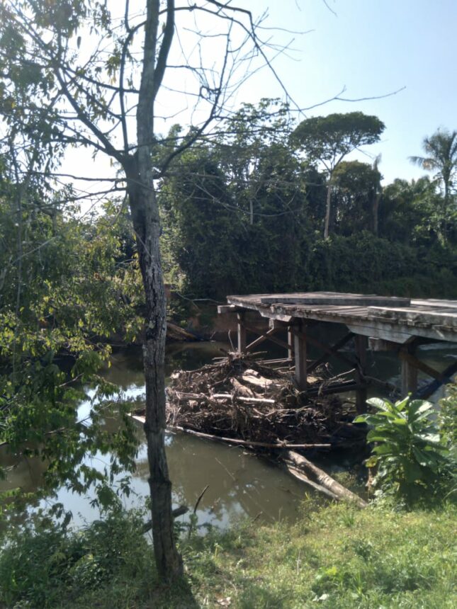 Amajari: população cobra reconstrução de ponte prometida pelo Governo em agosto