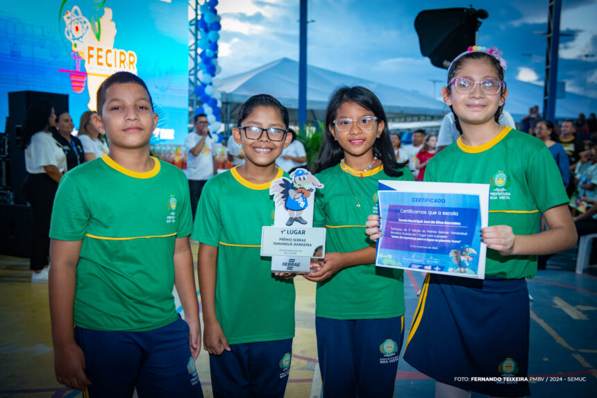 Escolas municipais conquistam 1º e 2º lugar no Prêmio Sebrae Tamanduá Bandeira