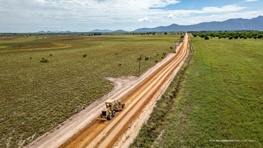 Vicinal BVA-273 recebe obras de infraestrutura que vão beneficiar produtores e o turismo em Boa Vista