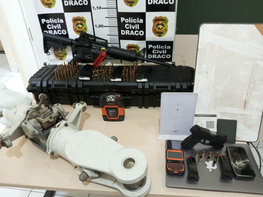 Polícia Civil prende foragido de Goiás e apreende armas em operação