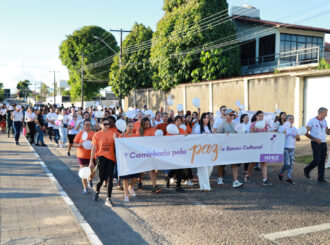 Caminhada pela Paz: centenas de pessoas participam de mobilização contra violência doméstica em Boa Vista