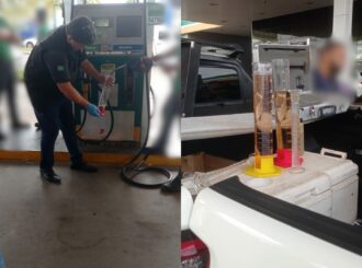 Após denúncia de consumidor sobre gasolina supostamente adulterada, posto de combustível no bairro Jardim Floresta recebe fiscalização