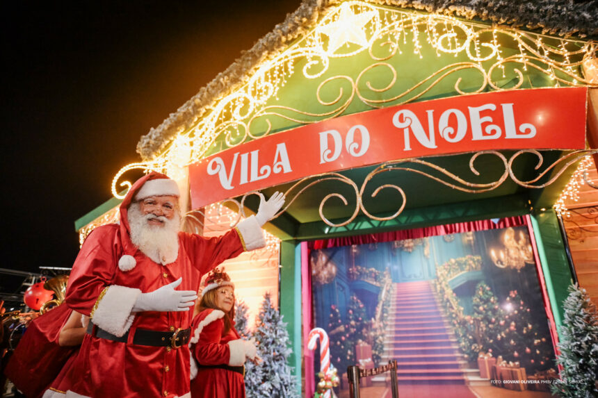 Atrações gratuitas de Natal na praça Fábio Marques Paracat, confira