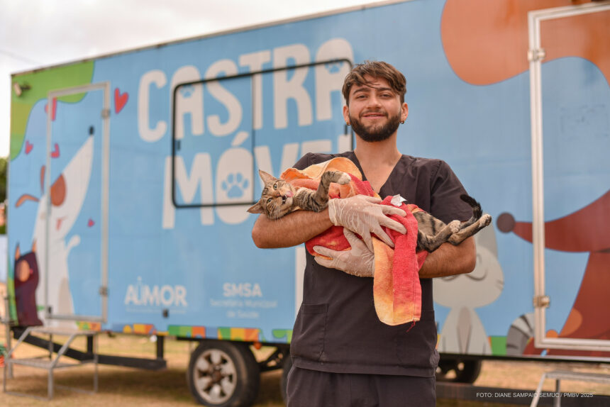 Castra Móvel chega ao Cidade Satélite para atender cães e gatos machos