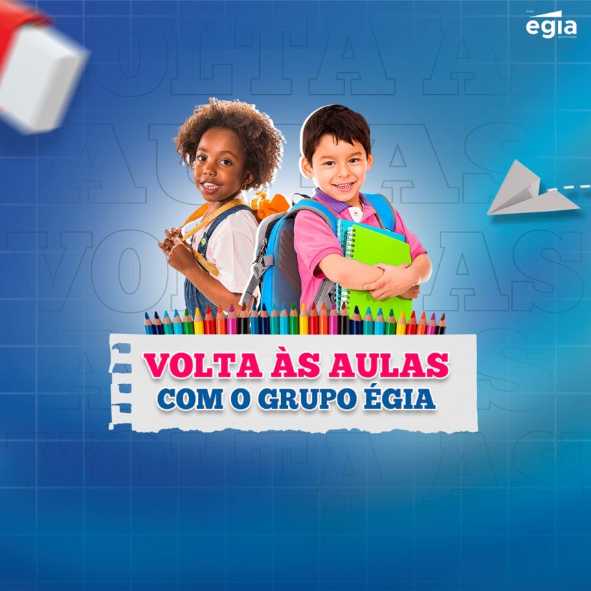 Grupo Égia vai sortear dois vouchers de R$ 500 para compra de material escolar; confira