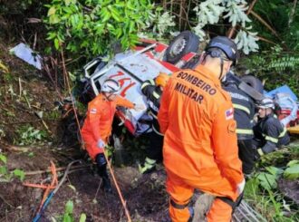 Médico e técnica em enfermagem morrem em acidente com ambulância do Samu na BR-174