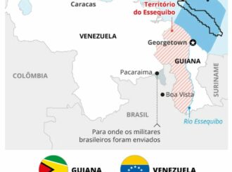 Guiana denuncia invasão de navio militar venezuelano em Essequibo; governo Maduro nega