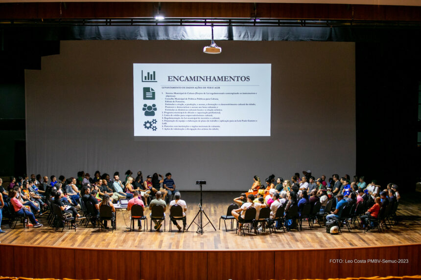 Encontro reúne artistas, agentes e produtores culturais para discutir minuta da Lei Aldir Blanc em Boa Vista