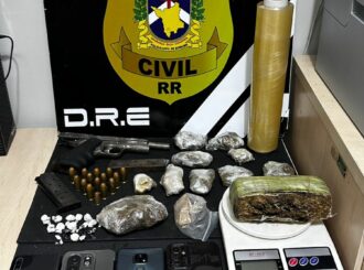 Casal suspeito de abastecer ‘boca de fumo’ é preso em Boa Vista