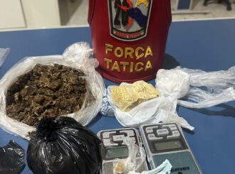 Três homens são presos por tráfico de drogas no bairro Bela Vista