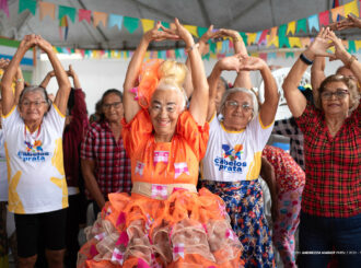 Arraial do projeto Cabelos de Prata levou alegria e diversão ao Cras do Pintolândia