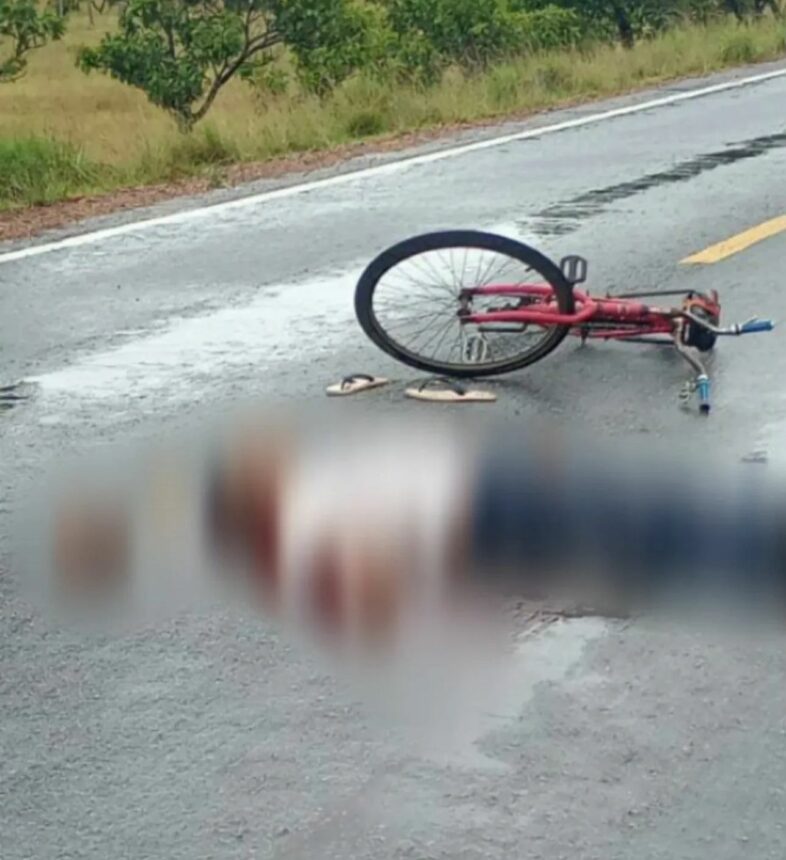 Motorista foge após atropelar e matar ciclista em rodovia federal no interior de RR