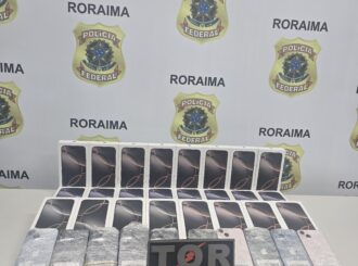 Operação do TOR/PMRR apreende mais de 40 aparelhos celulares avaliados em mais de R$ 300 mil