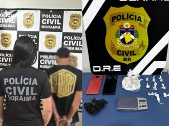 Jovem que usava a própria casa como ponto de venda de drogas é preso em flagrante no bairro Dr. Airton Rocha