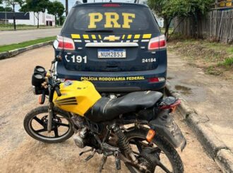 Homem é detido pela PRF por pegar motocicleta e não devolver em Boa Vista