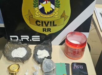 Jovem é preso suspeito de vender drogas no Centro de Boa Vista