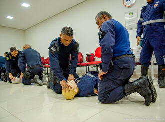 Samu BV capacita agentes da Guarda Municipal em primeiros socorros