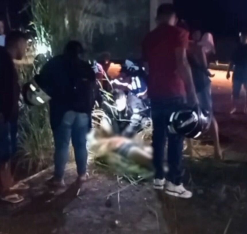 Mulher morre após acidente de moto na RR-205, em Boa Vista