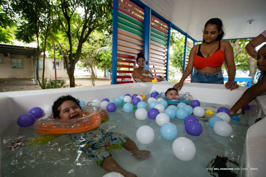 Baby Spa: projeto da Prefeitura de Boa Vista fortalece vínculos familiares e promove momentos relaxantes para bebês