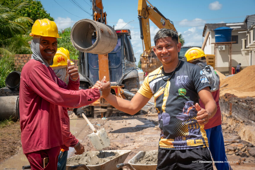 No bairro Tancredo Neves: Prefeitura de Boa Vista avança na solução do 39º ponto de alagamento