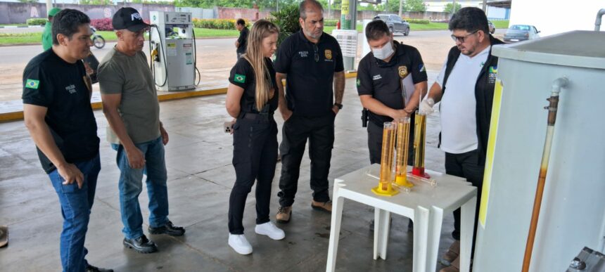 Postos de combustíveis de Boa Vista são fiscalizados em ação da Polícia Civil e Agência Nacional do Petróleo