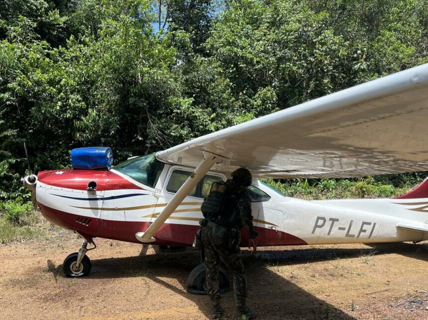 Aeronave usada no garimpo ilegal é apreendida na Terra Yanomami