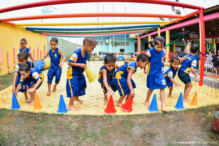 Parque Aquático Sensorial promove aprendizado lúdico e inclusivo na Escola Doutor Sílvio Leite