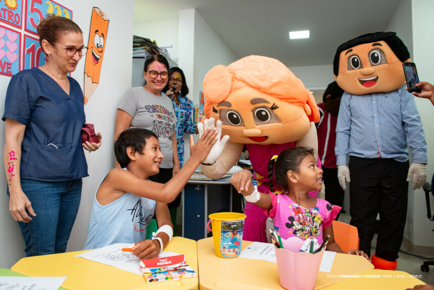 Ação com personagens lúdicos e atividades especiais marca início das comemorações dos 25 anos do Hospital da Criança Santo Antônio
