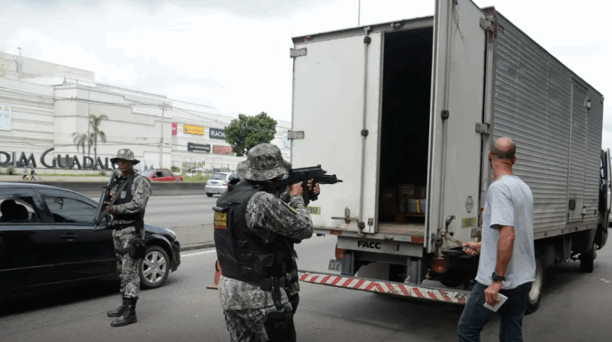 Mais de 10 mil roubos de carga foram registrados no país em 2024