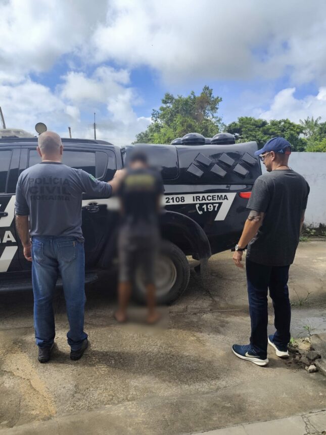 Homem é preso em flagrante em RR por estuprar a própria filha de 10 anos no Dia dos Pais