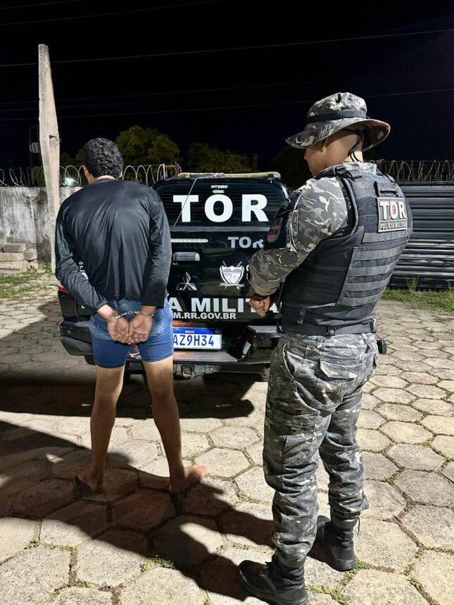 Homem é preso suspeito de tráfico de drogas na Rodoviária de Boa Vista