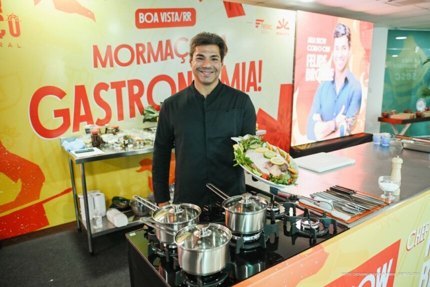 Aula-show com chef Felipe Bronze destaca sabores típicos da região Norte