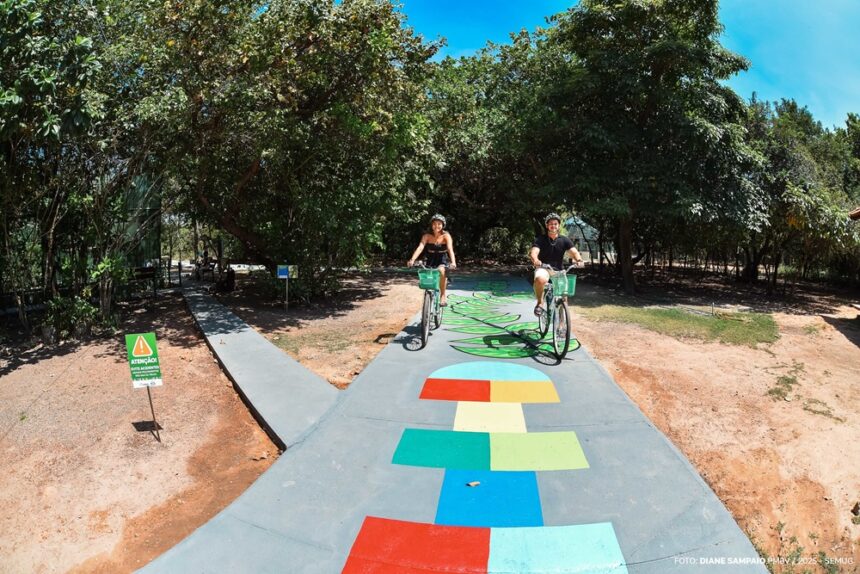 Bosque dos Papagaios disponibiliza bicicletas para passeio nas trilhas e incentivo à vida saudável