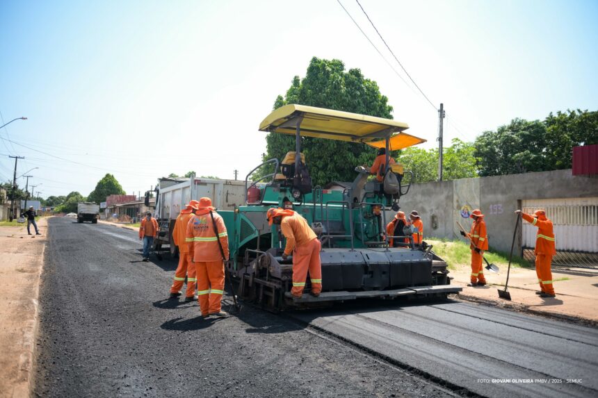 Bairro Laura Moreira receberá cerca de 2,8 km de novo asfalto