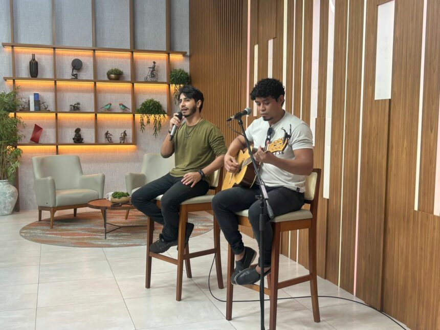 Artista local no Mormaço Cultural 2025: Banda Arrown se apresenta com músicas pop rock e autoral