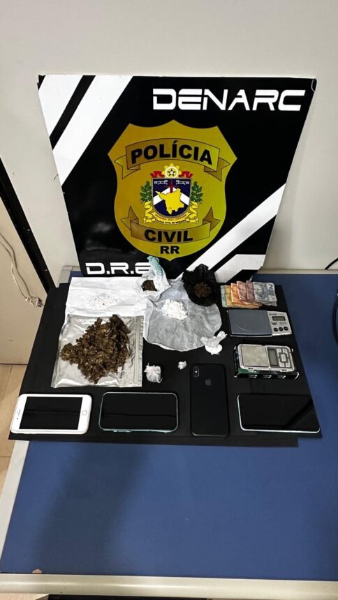Polícia Civil desarticula ponto de venda de drogas em barbearia na capital
