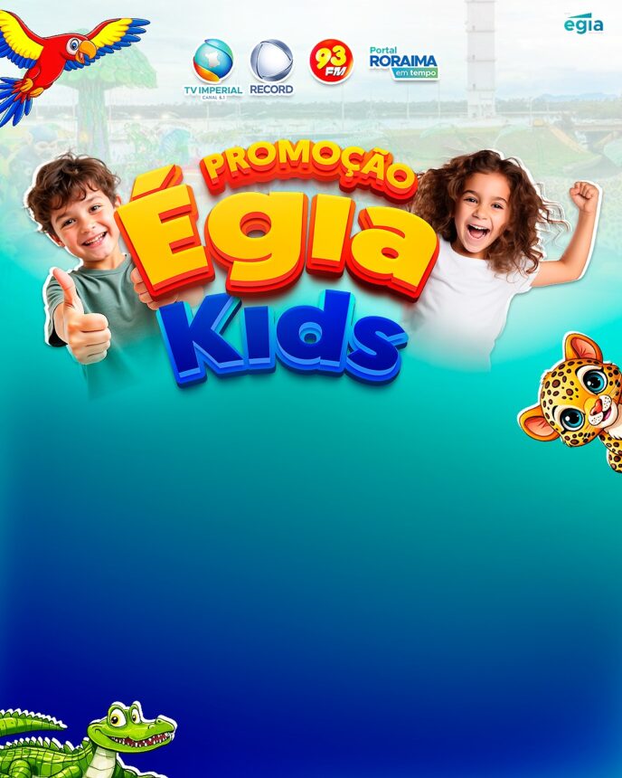 Promoção ‘Égia Kids’ vai celebrar Dia das Crianças com diversão e alegria