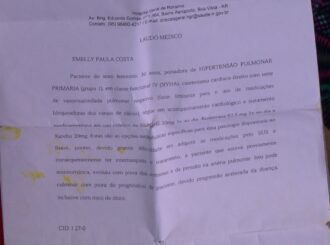 Mulher com problema cardíaco e pulmonar relata falta de medicamento na Saúde do Estado