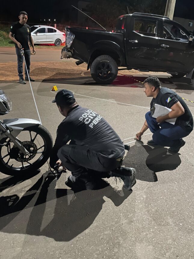 Instituto de Criminalística realiza reprodução simulada de acidente que causou morte de jovem no bairro Monte Cristo, em junho deste ano