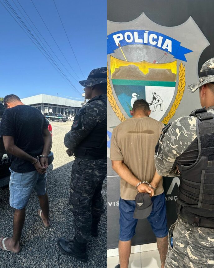 Condenados por assassinato e roubo são presos em menos de três horas por descumprir medidas cautelares em Boa Vista