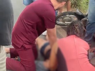 Mulher morre após batida frontal entre duas motos em Boa Vista