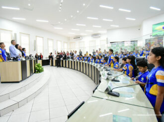 Alunos da rede municipal assumem papel de ‘minivereadores’ de Boa Vista por um dia