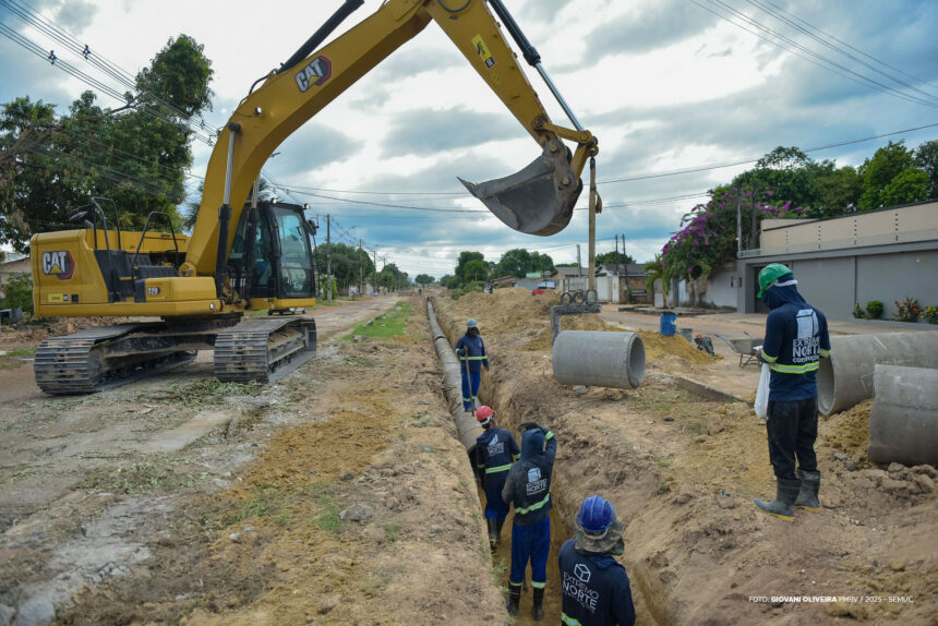 Ruas do bairro Bela Vista recebem obras de infraestrutura