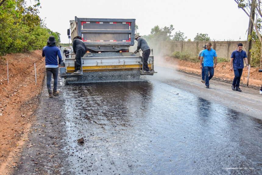 Bom Intento: Vicinal do Carrapato vai receber mais de 50 quilômetros de asfalto; obras já iniciaram