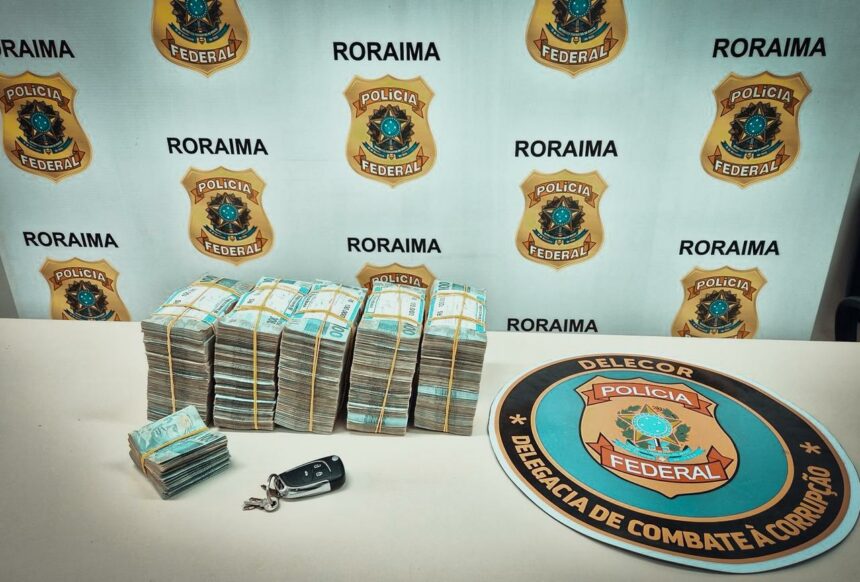 Lavagem de dinheiro: PF prende três pessoas em Boa Vista com mais de R$ 500 mil em espécie