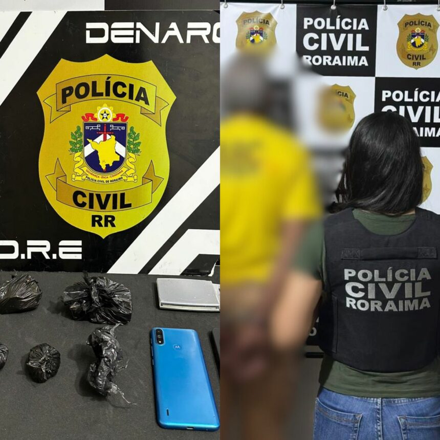 Homem é preso com mais de meio quilo de cocaína em operação de combate ao tráfico em Boa Vista