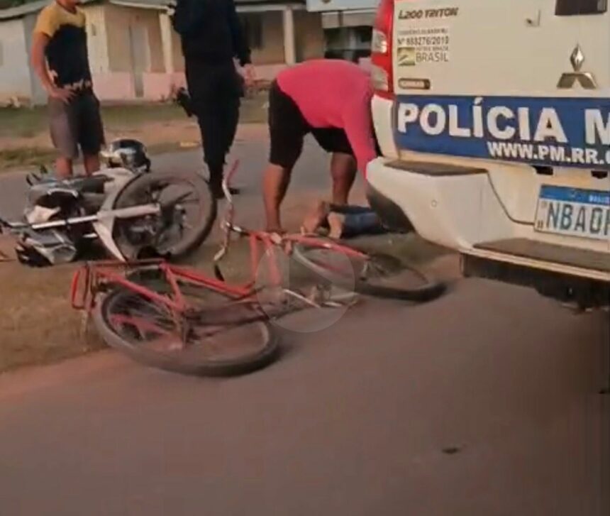 Ciclista morre após ser atingido por motocicleta em Normandia